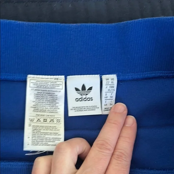 Adidas Blue Midi Pencil Skirt XL - Picture 3 of 4